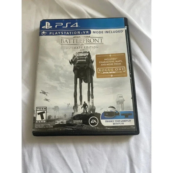 PS4 Playstation 4 Star Wars Battlefront Ultimate Edition No Manual - Picture 1 of 4